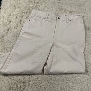Gloria Vanderbilt womens all around slimming capri 10 amanda white deco
